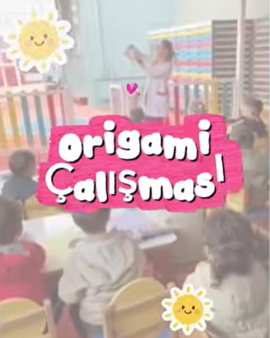 Anaokulu Origami Çalışması